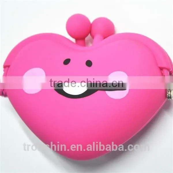Small Cute Silicon Material Silicone Coin Ring Wallet photo-5
