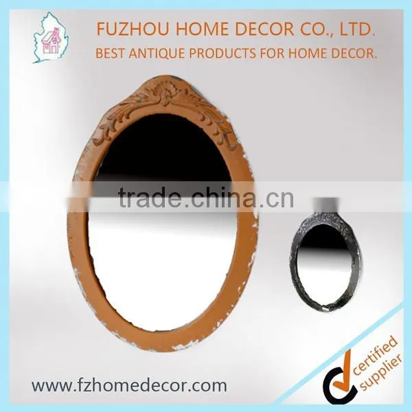 Decorative Mirror Frames Wooden Material With Antique Imitation photo-5