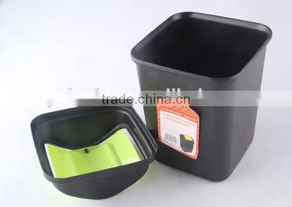 Plastic Trash Can Household Garbage Can/Rubbish Bin photo-3