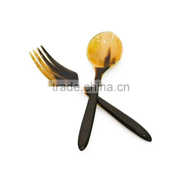 Horn Spoon, Amber Color, 100% Handmade in Vietnam photo-6
