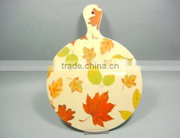 Top Quality Colorful Melamine Cutting Chopping Board With Handle photo-2