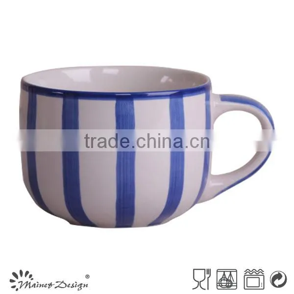 14OZ Hand-painted Stoneware Coffee Mug photo-4