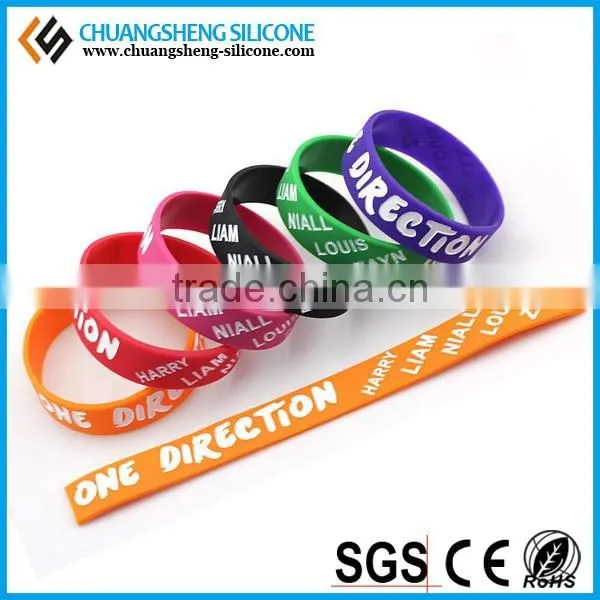 Top Grade Stylish 2015 Hot Gravure Silicone Bracelet photo-4