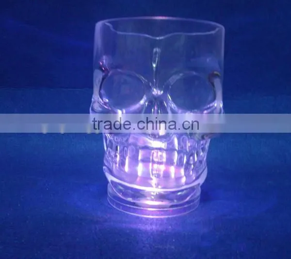 Acrylic Halloween LED Light up Party Decoration Skull Plastic Cup for Sale photo-6