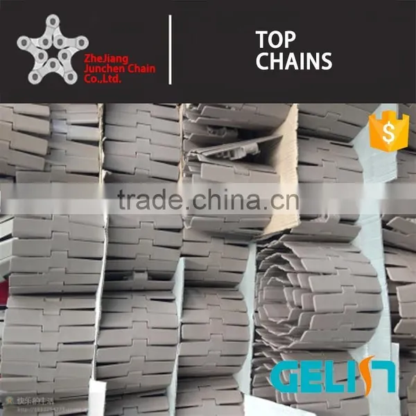 843 Series Embedded Roller Chain Plastic Flat Top Chain photo-4