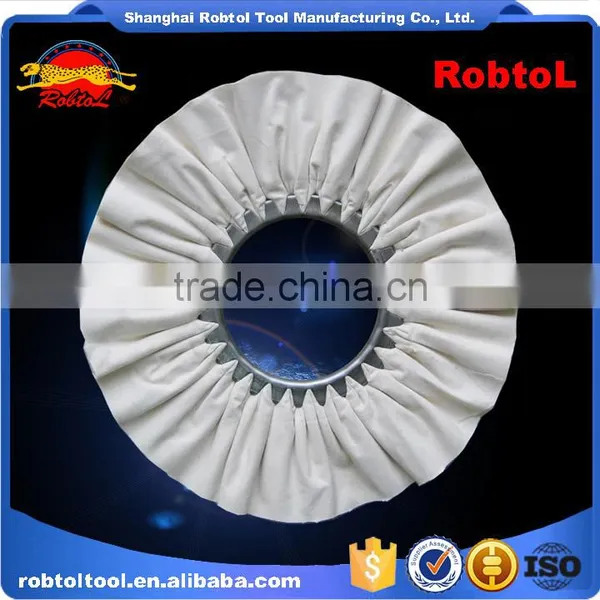 18" Cotton Cloth Buffing Wheel Airway Grinding Polishing Abrasive Fabric Disc Sisal Pad Stitched Biased Felt photo-4