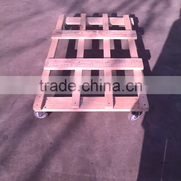 Wooden Moving Take Car Transport Tool Cart photo-2