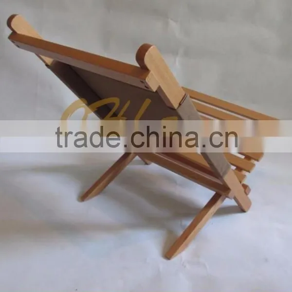 Wholesale Japanese Style Floor Chair Foldable Chair Wooden Folding Slat Chair photo-3