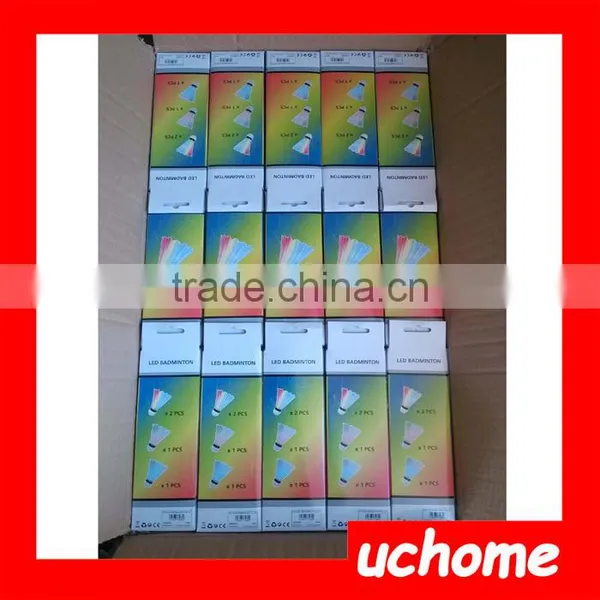 UCHOME HOT SALE Led Badminton Shuttlecock LED Lighting Shuttlecock Led Flashing Badminton photo-6