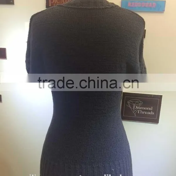 2015 Newest Design Knitted Sweater Pullover Dress photo-3