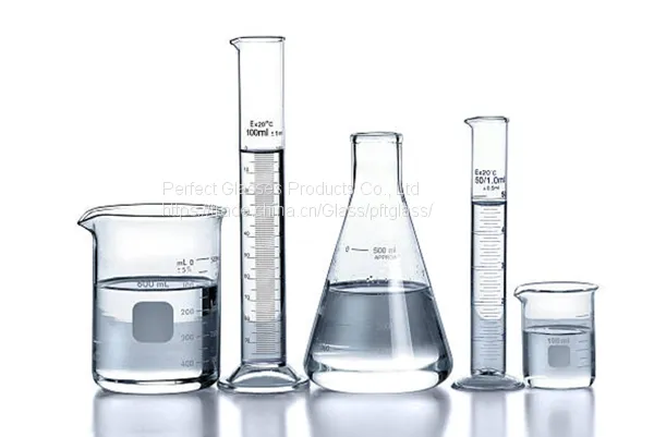 Graduated Glass Beaker Lab Glassware Customized Lab Glass Test Beaker for Laboratory photo-3