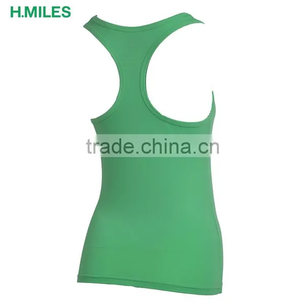 Wholesale Sublimation Stringer Custom Plain Gym Sport Wear Singlets Vests,sexy Gym Tank Top for Woman photo-2