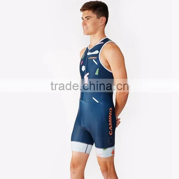 Kroad Triathlon Padded Quick Dry Sleeveless Swimming Running Cycling Tri Suit photo-3
