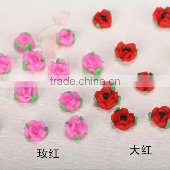 China Bead Manufacturers Polymer Clay Flower Ceramic Beads Multi Colour Rosary Bead photo-4