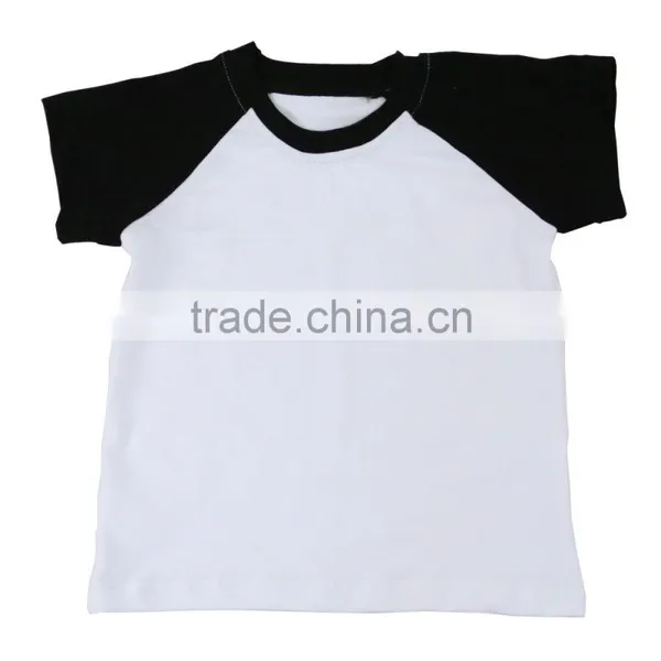 2017 Boys and Girls Mixed Color t Shirt With Short Sleeve Handsome Child Boutique Clothes Summer Kids Plain Tops photo-2