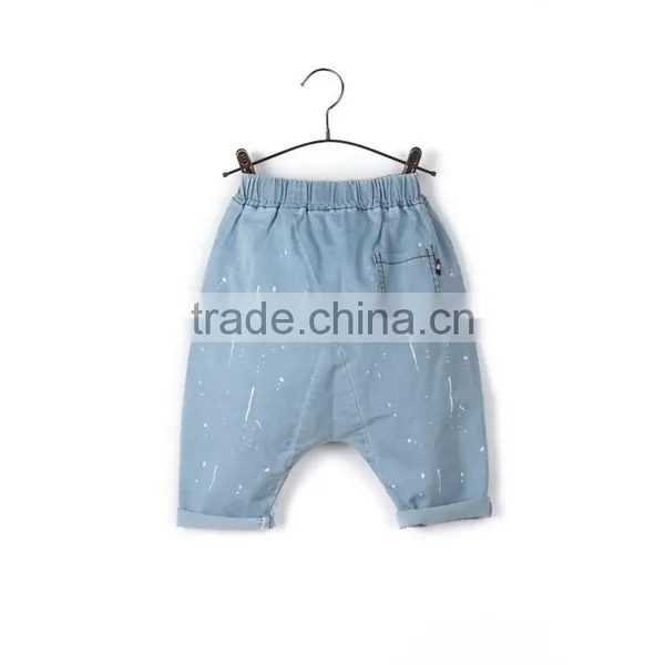 2016 Most Popular Kids Printed Jeans Fashion Design Harem Pants for Children photo-2