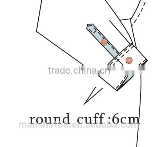 Custom Model Long Sleeve Turn up Collar Bespoke Man Shirt photo-3