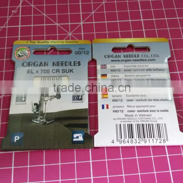 ORGAN NEEDLE ELx705 SUK 705 2022 Medium Ball Point GOOD FOR COVER-OVERLOCK WITH KNITWEAR photo-2