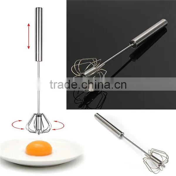 Best Sale Convenient Durable Stainless Steel Turbo Handheld Hand Whisk Whips Mies Cream Eggs Salad Dressings Home Kitchen photo-4