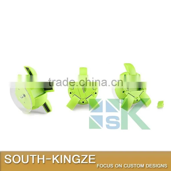 Green Color Open/Close Leg Flower Shape Solar Power Necklace Display Stand photo-4