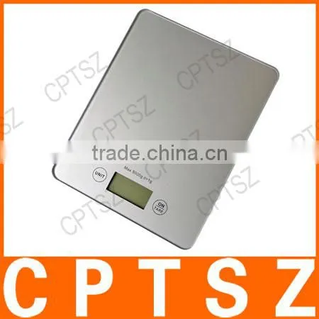 Touch Screen High Precision 5kg/1g Food Digital Kitchen Scale/Timing Tray Coffee Balance photo-2