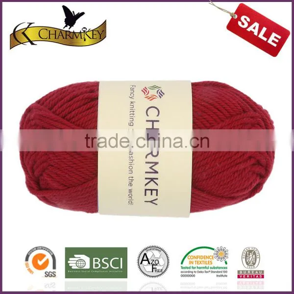 Charmkey Baby Sweater Knitting Yarn Natural Fiber Combed Cotton Yarn Hand Knitting Yarn photo-2