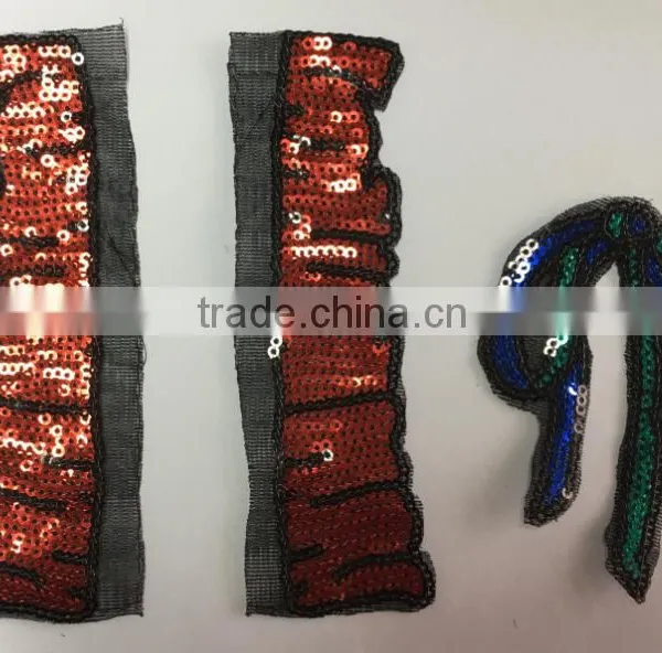 Sequin Patch Sequin Net Embroidery Fabric Sequin Embroidery Fabric photo-5