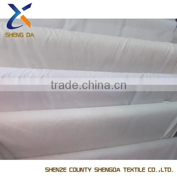 Plain White Undyed CVC Fabric for Hotel Bedding photo-3