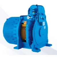 120m Permanent Magnet / Gearless Traction Machine 4000kg 3.0m/s WTYF380