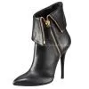 LOTOYO Fold-Over Zip Ladies Fashion Ankle Boot LTYK0015