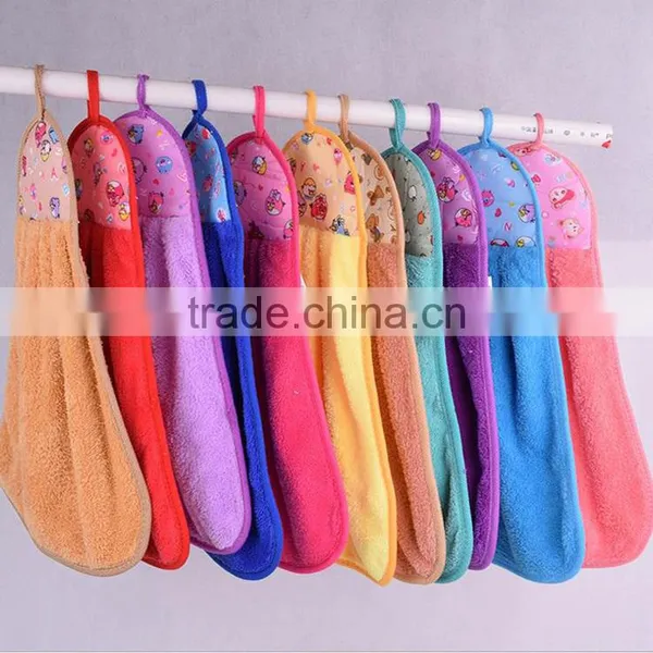 Wholesale Microfiber Kitchen Hand Towel With Hanger photo-2
