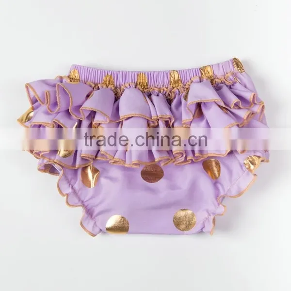Wholesale New Arrival Cute Baby Bloomers With Golden Polka Dots Toddlers Shorts MC6011503 photo-5
