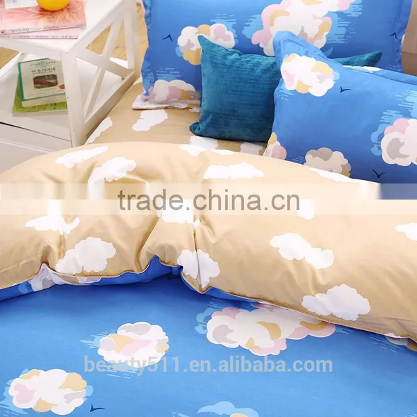 Digital Printing Bed Sheet Dye Sublimation Bed Sheet Custom Made Bed Sheet BS361 photo-6