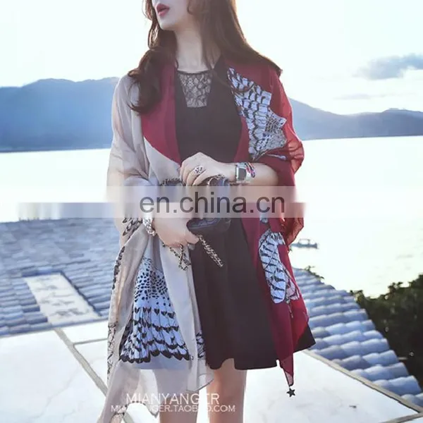 Autumn And Winter New Printing Scarf Multicolored Paisley Soft Warm Acrylic Scarf photo-2