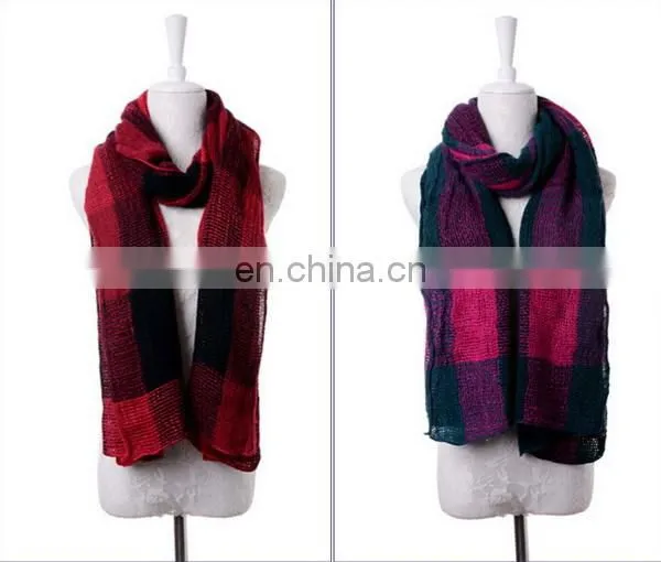Square Tartan Mix Color Scarf Warming Scarf Many Colors Choice Scarves photo-6