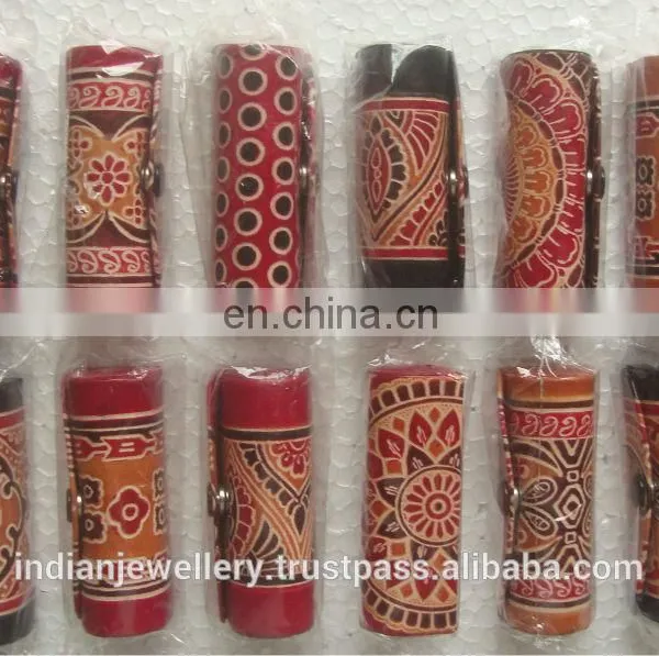 Designer Leather Lipstick Case Manufacturer, Original Leather Lipstick Case Exporter photo-2
