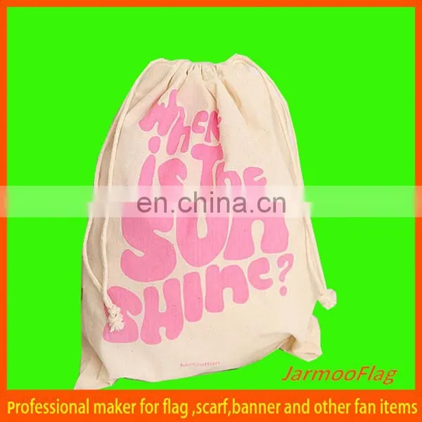 Wholesale Digital Drawstring Canvas Bag