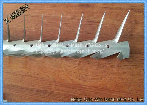 Hot Dipped Galvanized and PVC Coated Black Medium Wall Spikes photo-4