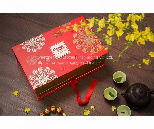 Elegant Top Quality Price Cutting Custom Printing Logo Paper Chocolate Boxes photo-4