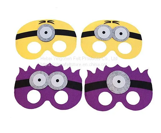 Cheap Custom Colorful Halloween Superhero Felt Masks photo-2