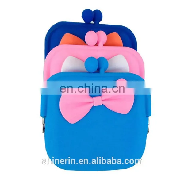 Euro Style High Quality Metal Clip Clutch Bags Women's Gift Silicone Purse Wallet photo-6