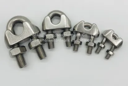 Electro Galvanized Malleable Clamp Hks260 High Polished Wire Rope Clip photo-2