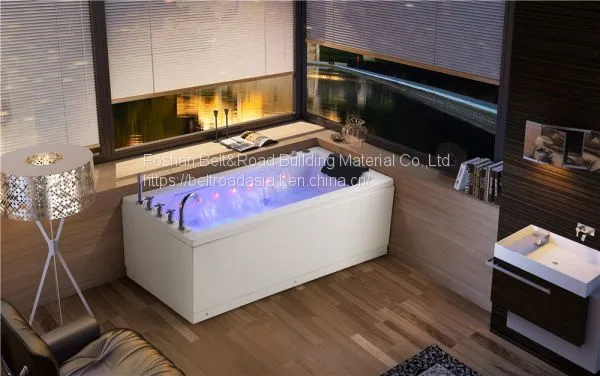 Foshan Luxury Massage Summer Factory Price Whirlpool Indoor Bathtub Jacuzzi