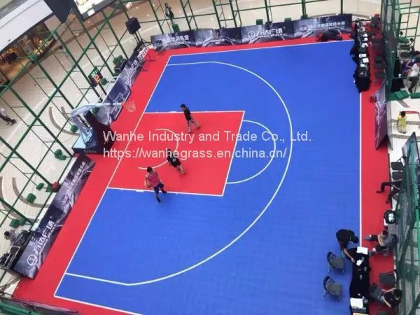 Wanhe OEM Plastic Sport Court Flooring Indoor and Outdoor Courts photo-2