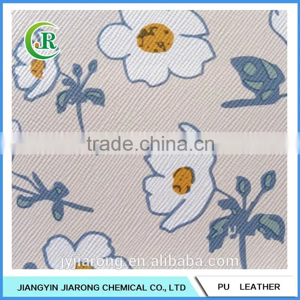 New Style Printed PU Leather for Making Handbags photo-2