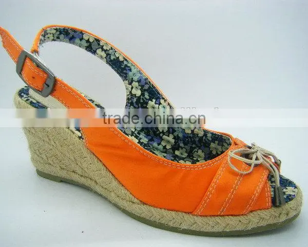 2016 High Heel Wedges Espadrille Women's Casual Shoes photo-3