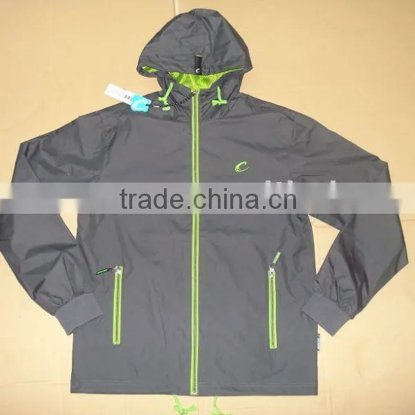Mens Shiny Nylon Jacket for Spring 2013