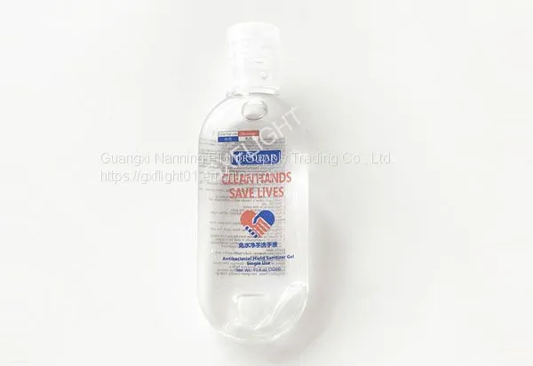 Antibacterial 75% Alcohol 30ml Hand Sanitizer Gel Bottle
