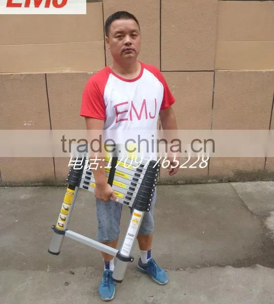 TELESCOPIC 3.2m ALUMINIUM DIY FOLDABLE EXTENDABLE BULIDERS MULTI PURPOSE LADDER photo-2