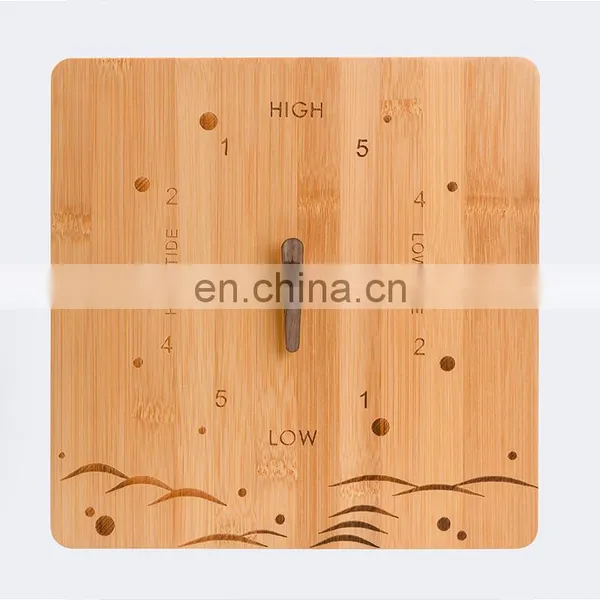 Japanese Style Minimalist Eco Friendly Household Living Room Bamboo Tide Wall Clock photo-4